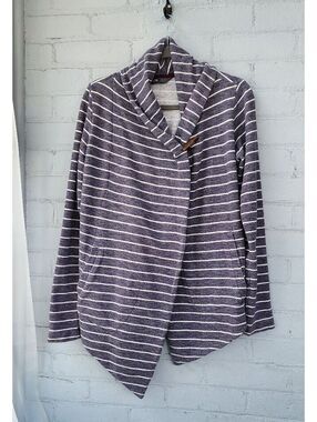 The North Face Women's Medium Striped Shawl Collar Cardigan Sweater